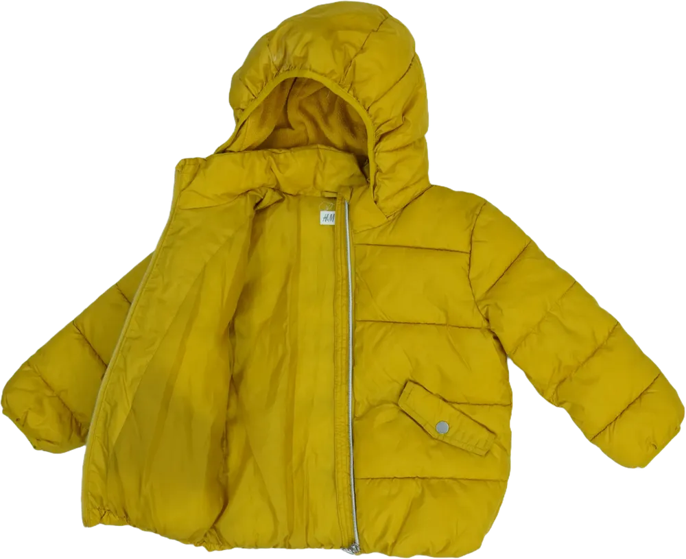 Sárga H&amp;M Télikabát EU 110 / UK 5 év / US 5 év/XS