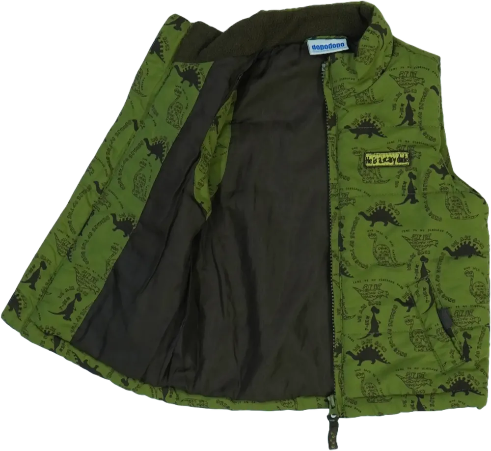 Zöld DopoDopo Mellény EU 92 / UK 2 év / US 2T