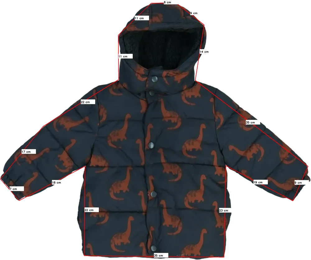 Szürke George Télikabát EU 92 / UK 2 év / US 2T