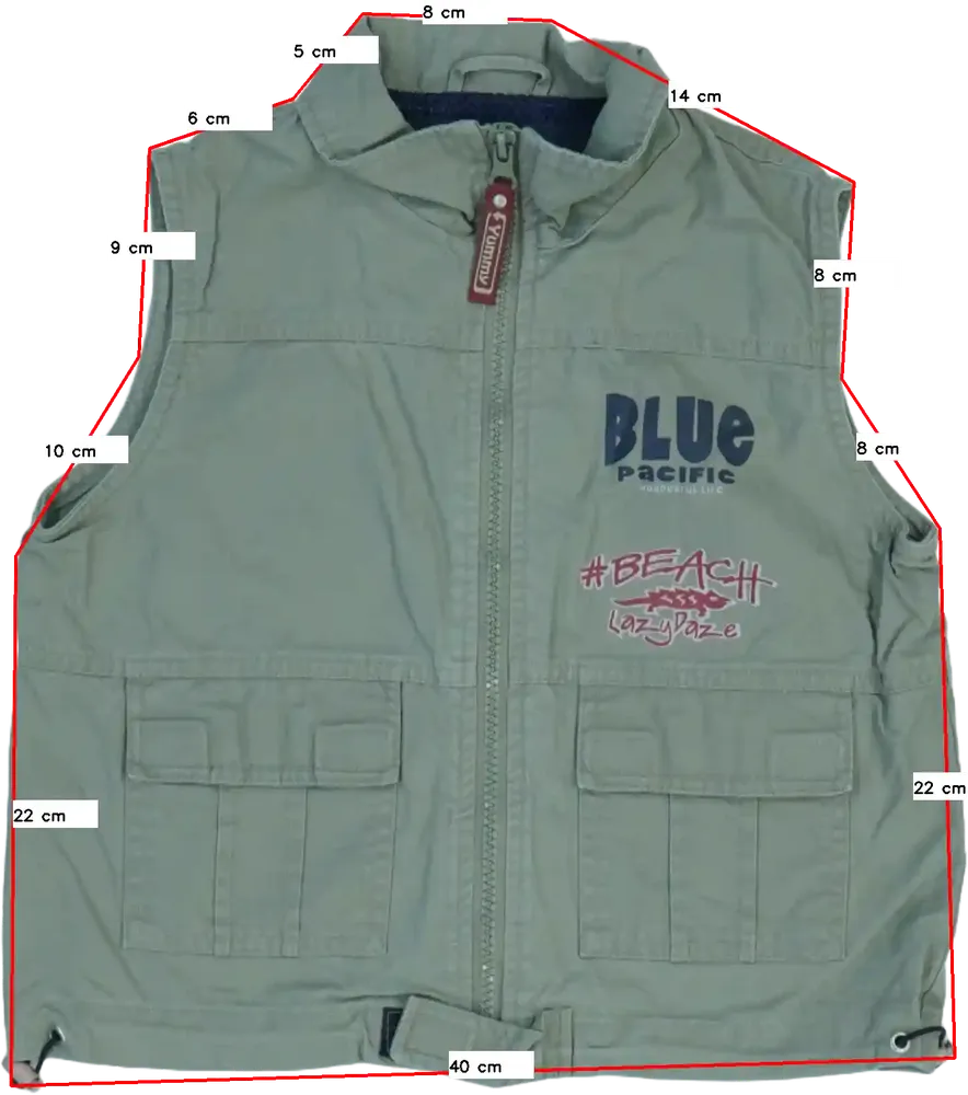 Szürke Egyéb Mellény EU 110 / UK 5 év / US 5 év/XS