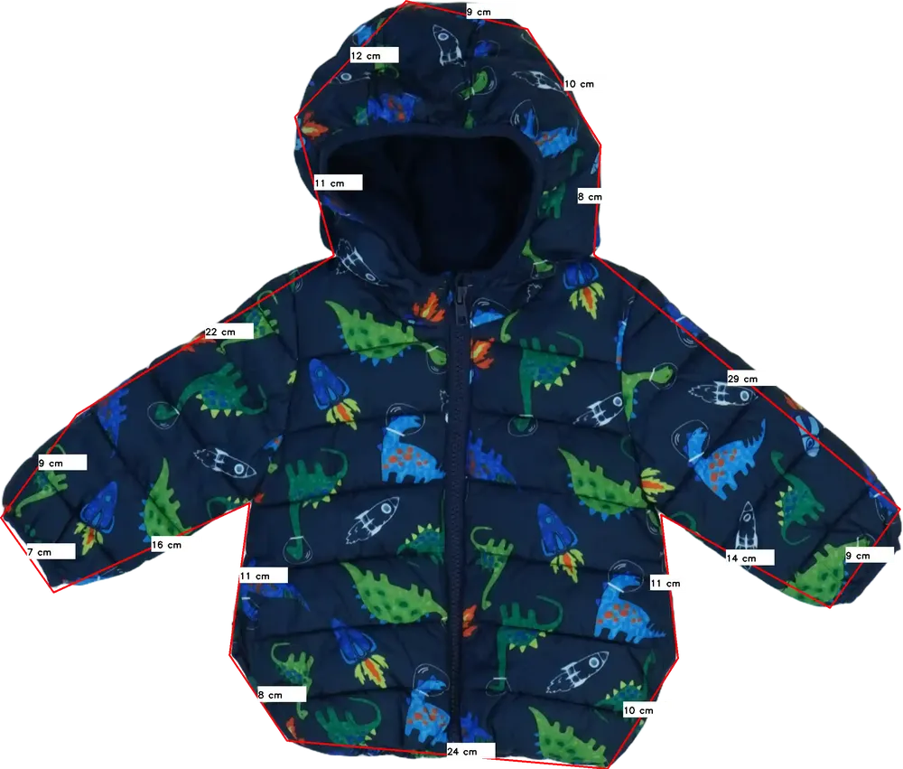 Kék Matalan Télikabát EU 80 / UK 9-12 hónap / US 12 hónap