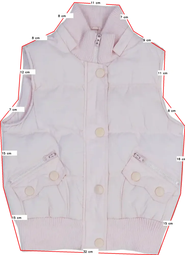 Rózsaszín True Angels Mellény EU 140 / UK 10 év / US 10 év/L