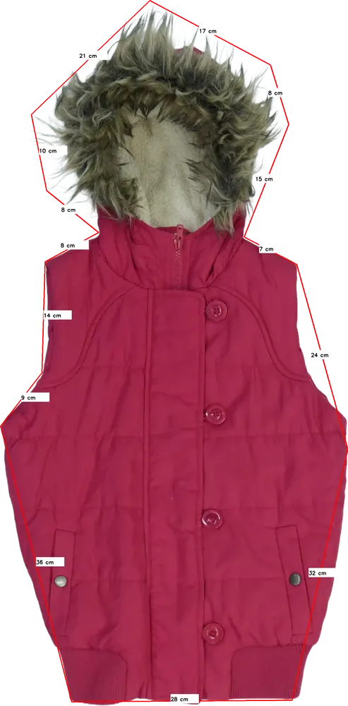 Rózsaszín Kylie Mellény EU 152 / UK 12 év / US 12 év/L