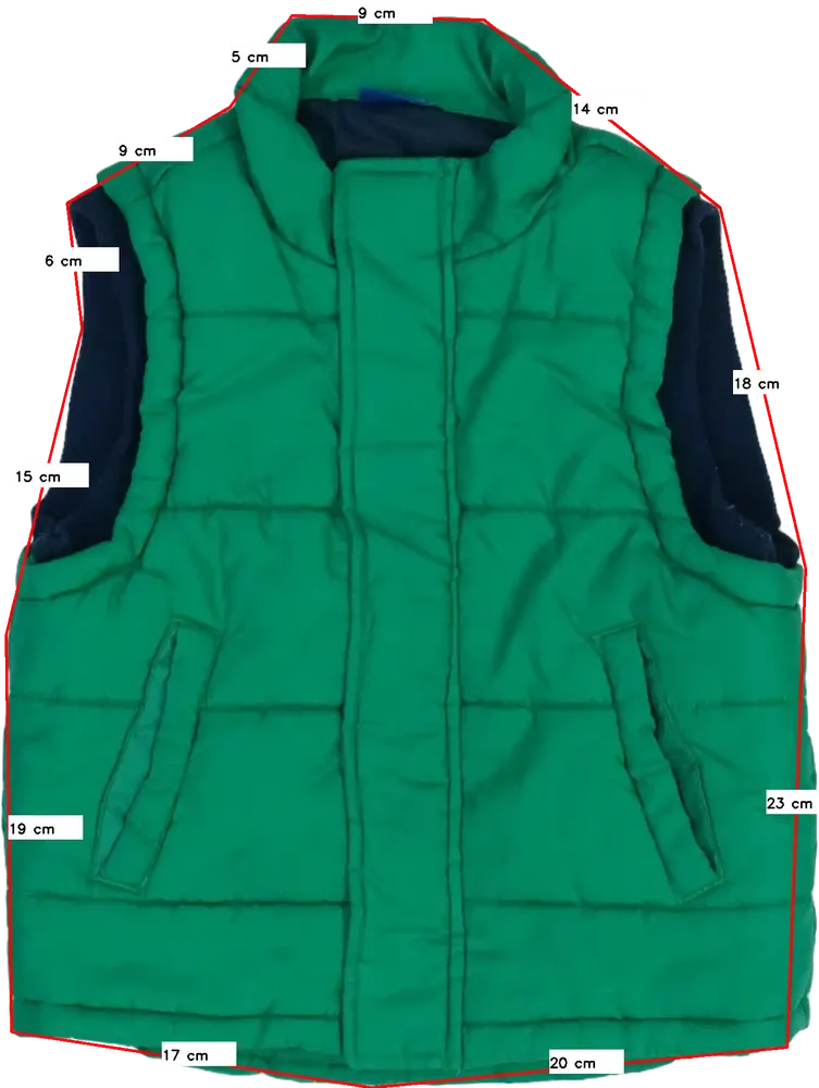 Zöld Cherokee Mellény EU 104 / UK 4 év / US 4T/XS