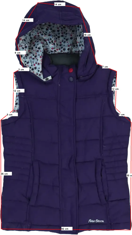 Lila Peter Storm Mellény EU 152 / UK 12 év / US 12 év/L