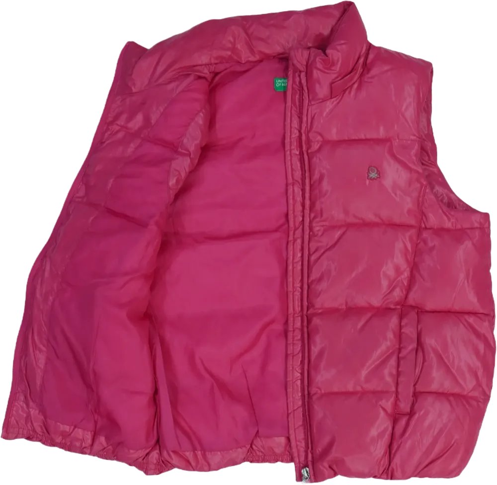 Rózsaszín Benetton Mellény EU 146 / UK 11 év / US 12 év/L