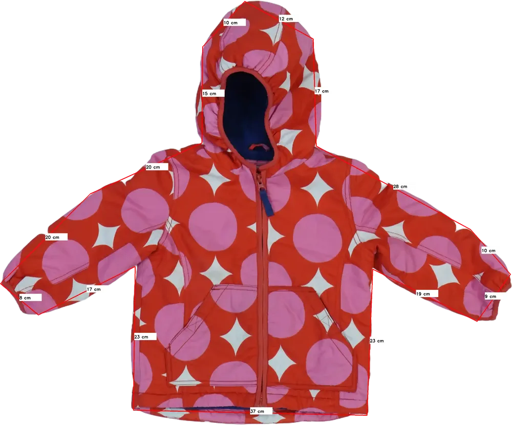 Piros Mini Boden Átmeneti kabát EU 98 / UK 3 év / US 3T