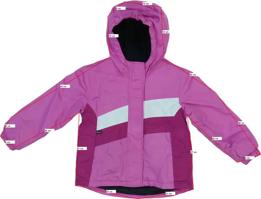 Rózsaszín Lupilu Átmeneti kabát EU 116 / UK 6 év / US 6 év/S