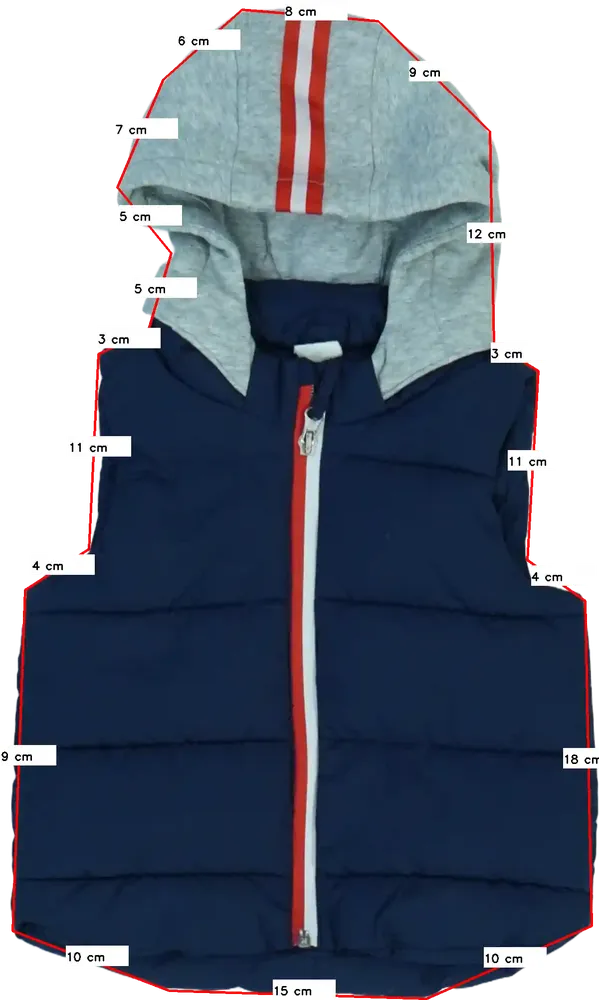 Kék H&amp;M Mellény EU 80 / UK 9-12 hónap / US 12 hónap