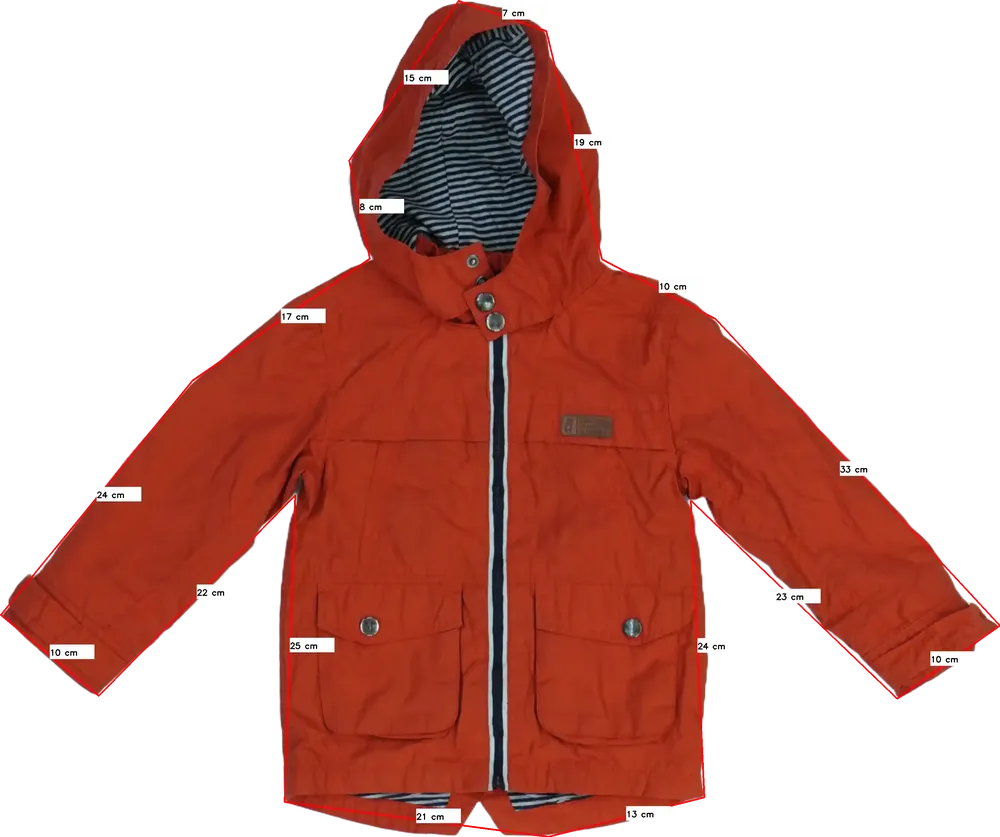 Piros Egyéb Esőkabát EU 98 / UK 3 év / US 3T