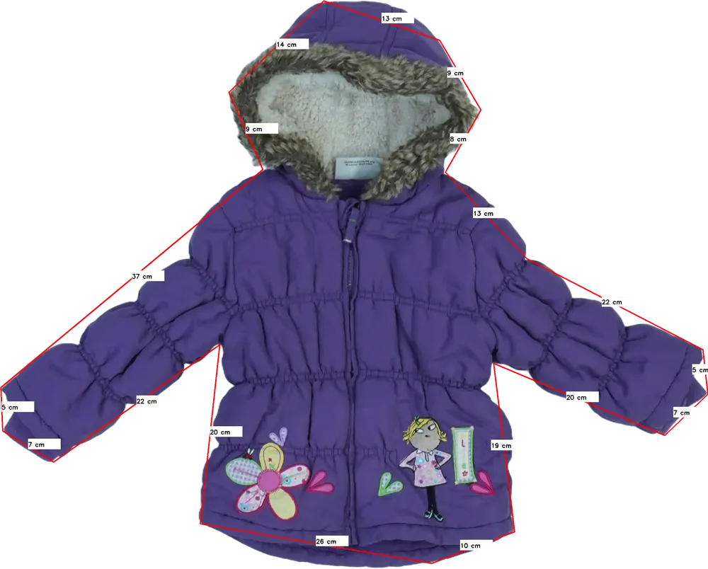 Lila TU Télikabát EU 92 / UK 2 év / US 2T