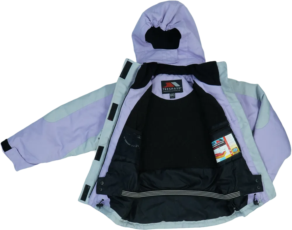 Lila Trespass Síkabát EU 128 / UK 8 év / US 8 év/M