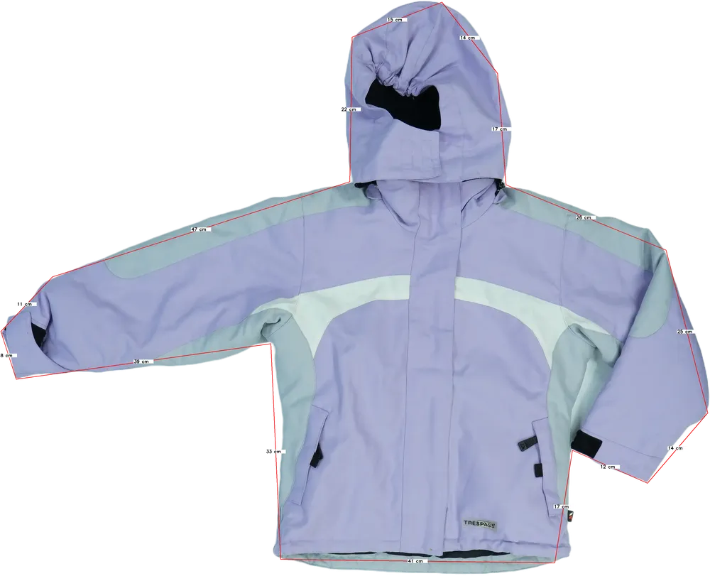 Lila Trespass Síkabát EU 128 / UK 8 év / US 8 év/M