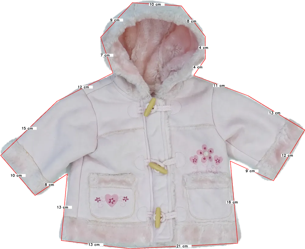 Rózsaszín Ladybird Átmeneti kabát EU 62 / UK 0-3 hónap / US 0-3 hónap