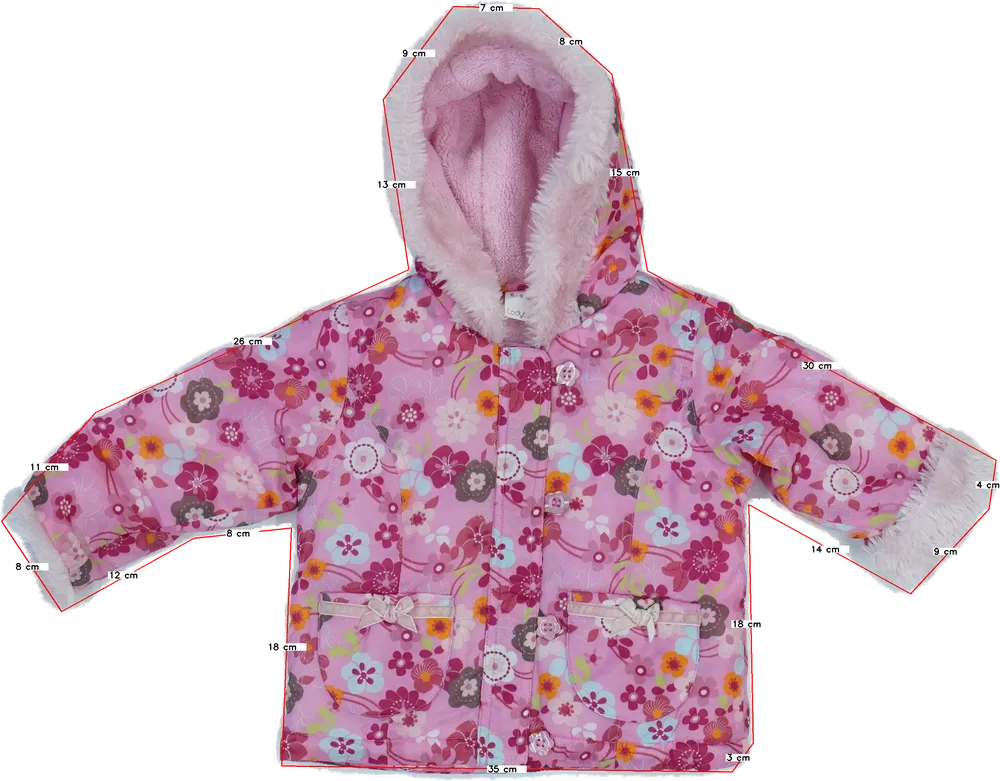 Rózsaszín Ladybird Télikabát EU 74 / UK 6-9 hónap / US 6-9 hónap