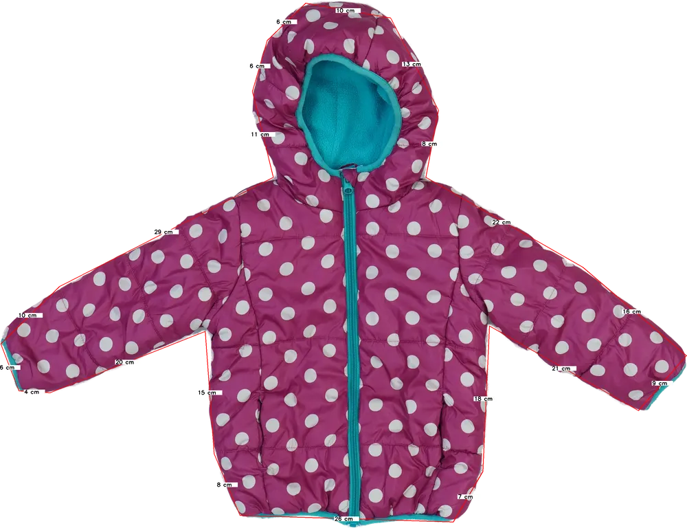 Rózsaszín Liegelind Télikabát EU 92 / UK 2 év / US 2T