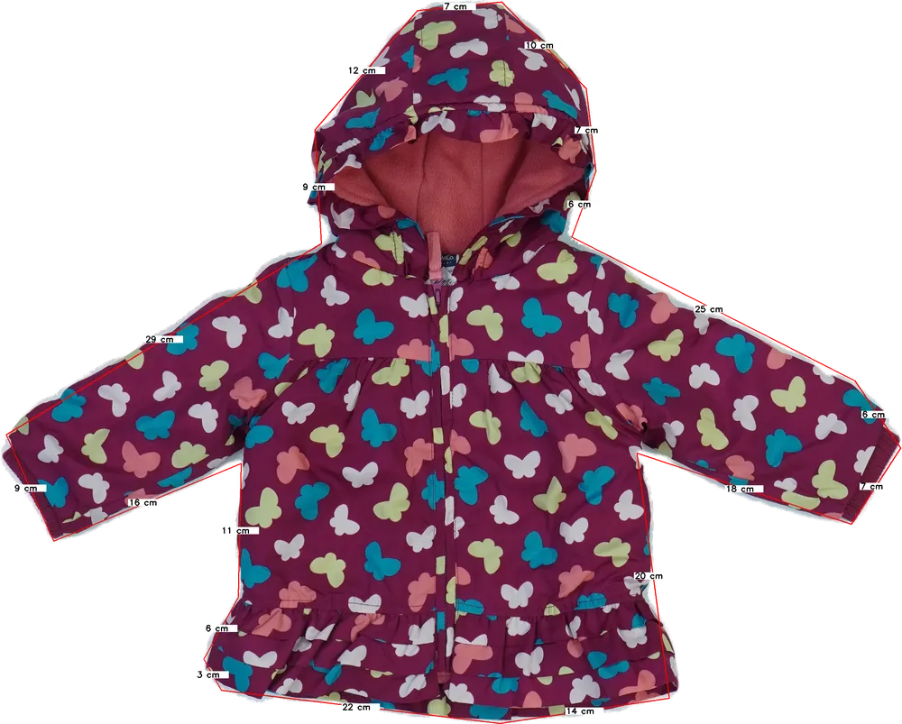 Rózsaszín M&amp;Co. Télikabát EU 86 / UK 12-18 hónap / US 18 hónap