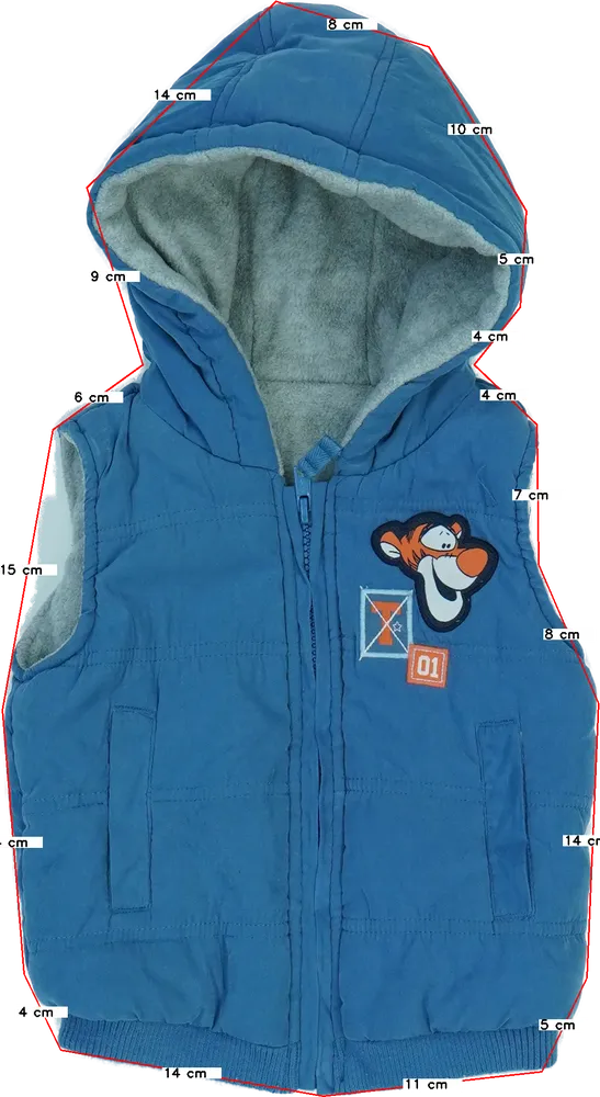 Kék Disney Mellény EU 86 / UK 12-18 hónap / US 18 hónap