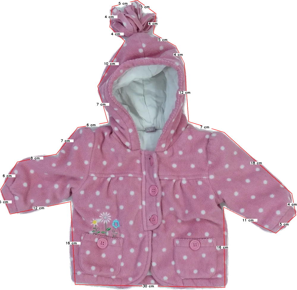 Rózsaszín TU Télikabát EU 74 / UK 6-9 hónap / US 6-9 hónap