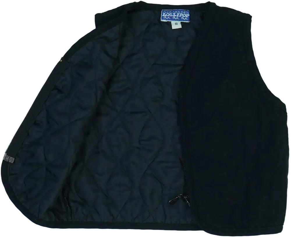 Fekete Egyéb Mellény EU 80 / UK 9-12 hónap / US 12 hónap