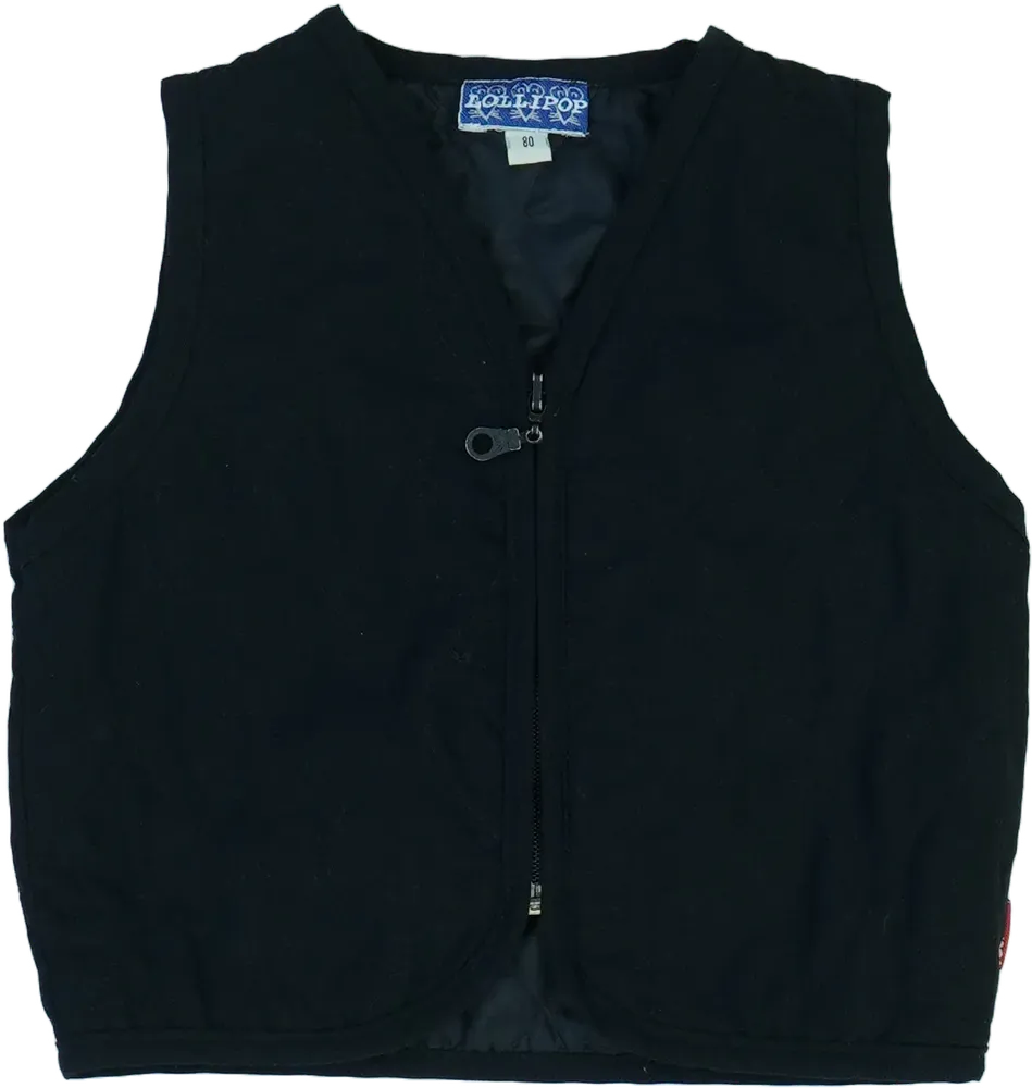 Fekete Egyéb Mellény EU 80 / UK 9-12 hónap / US 12 hónap