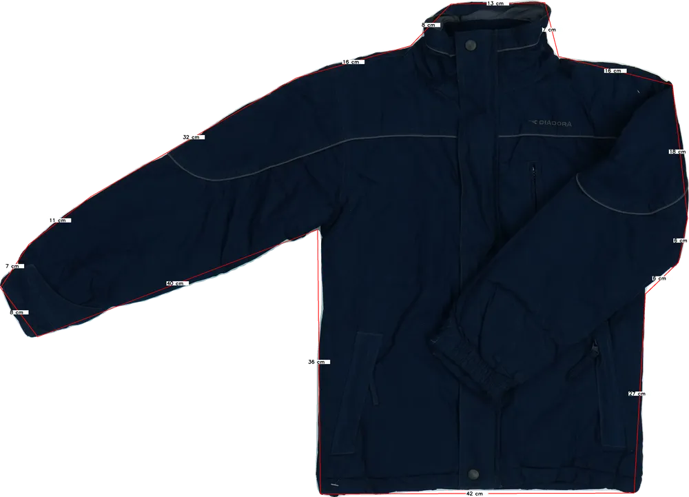 Kék Diadora Télikabát EU 128 / UK 8 év / US 8 év/M