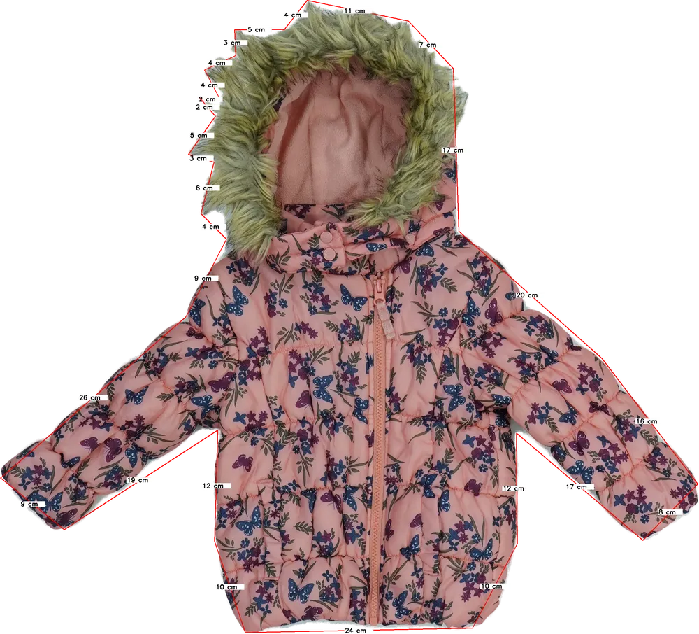 Rózsaszín Cherokee Télikabát EU 92 / UK 2 év / US 2T