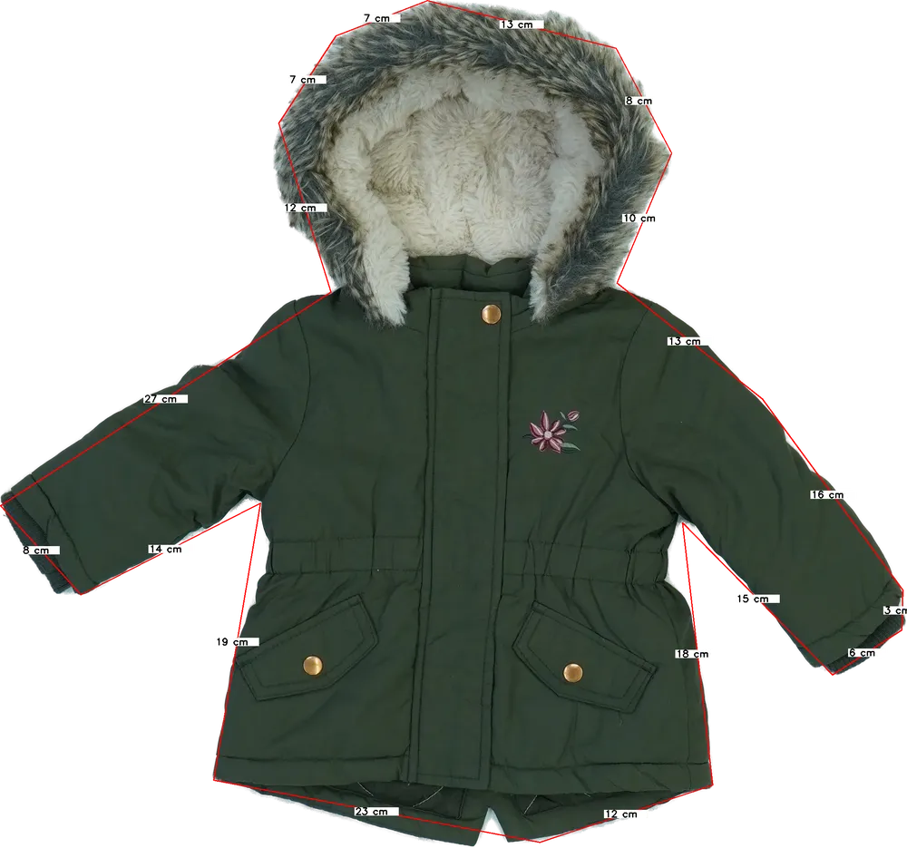 Zöld Young Dimension Télikabát EU 74 / UK 6-9 hónap / US 6-9 hónap