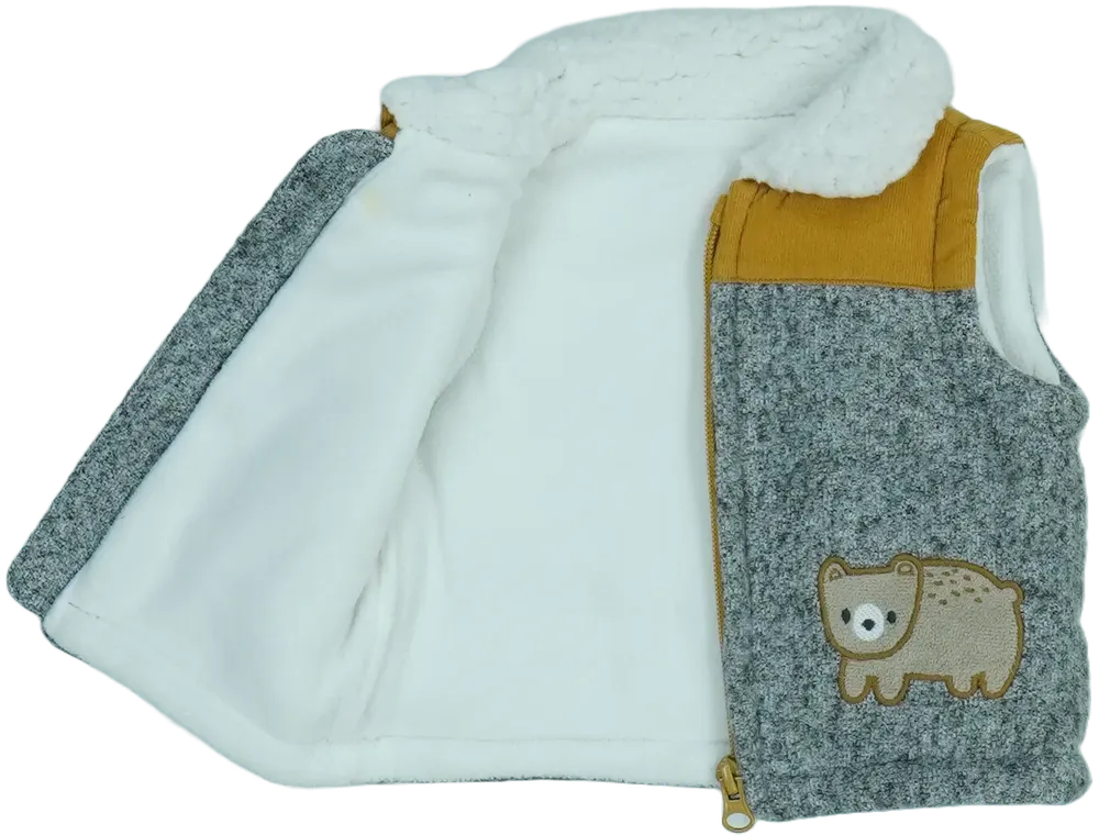 Szürke Nutmeg Mellény EU 56 / UK Újszülött / US Újszülött