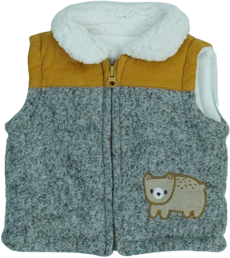 Szürke Nutmeg Mellény EU 56 / UK Újszülött / US Újszülött