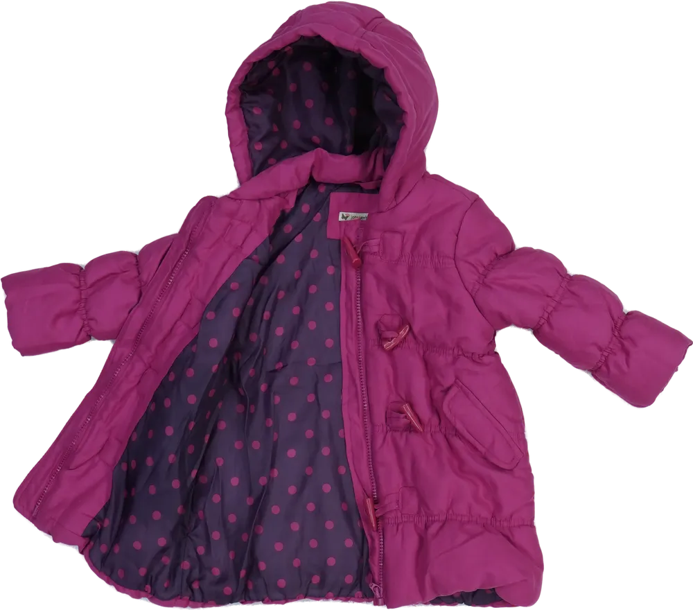 Rózsaszín John Lewis Télikabát EU 92 / UK 2 év / US 2T