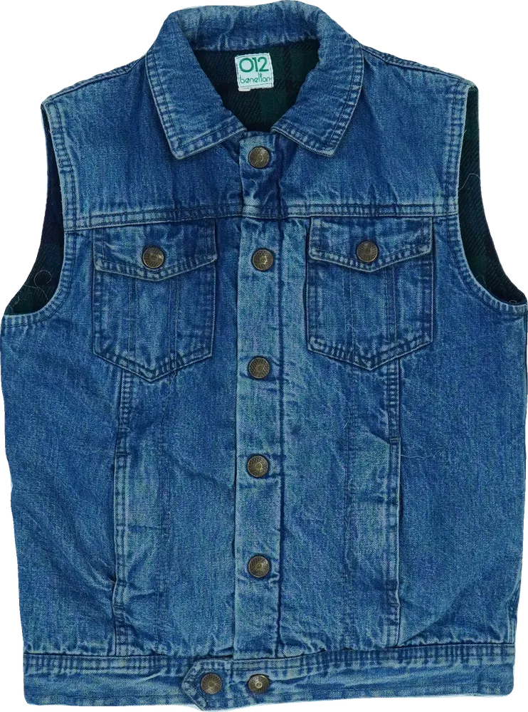 Kék Benetton Mellény EU 152 / UK 12 év / US 12 év/L