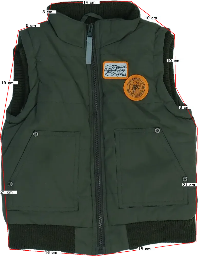 Zöld Blue Seven Mellény EU 92 / UK 2 év / US 2T