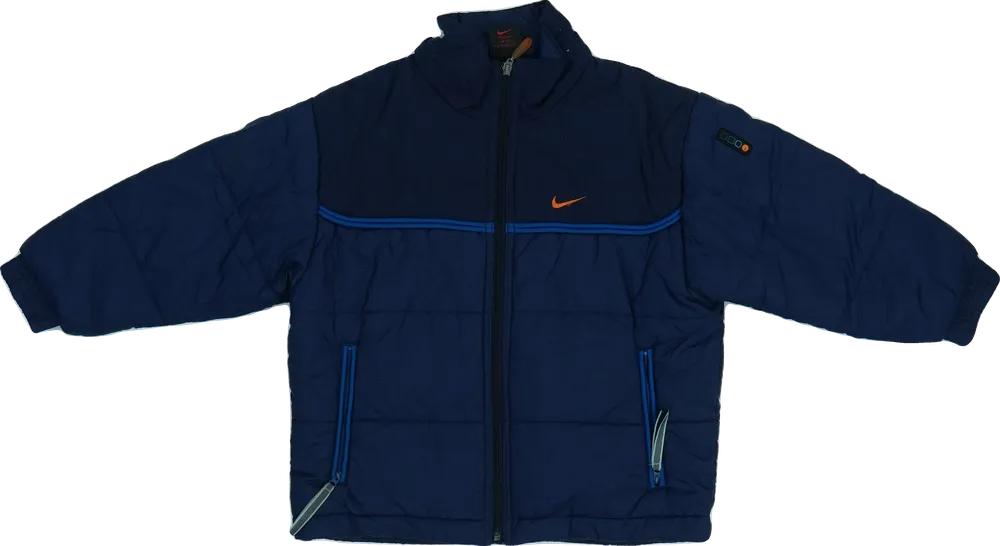 Kék Nike Átmeneti kabát EU 116 / UK 6 év / US 6 év/S