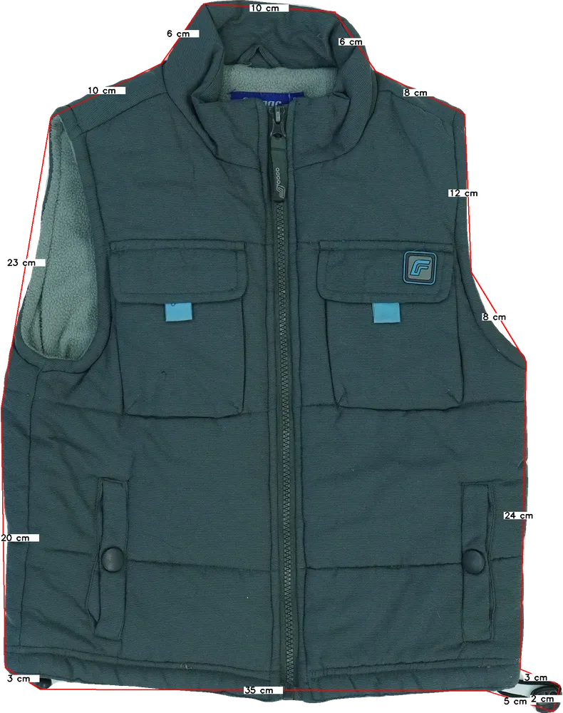 Zöld Falmer Mellény EU 122 / UK 7 év / US 7 év/M