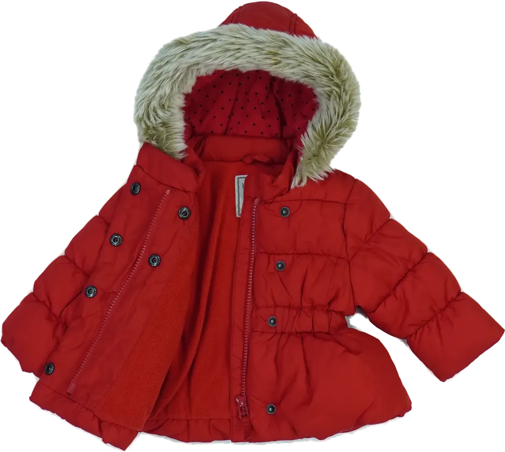 Piros Next Télikabát EU 68 / UK 3-6 hónap / US 3-6 hónap