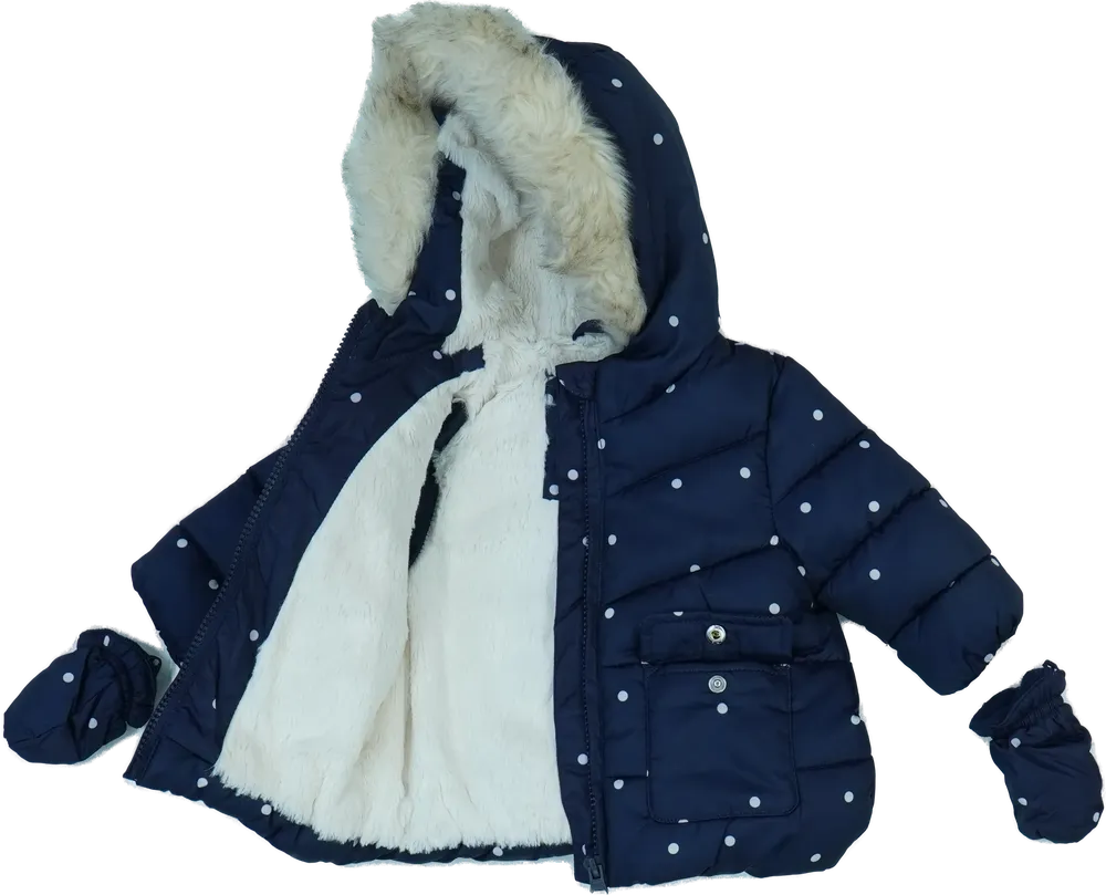 Kék Primark Télikabát EU 62 / UK 0-3 hónap / US 0-3 hónap