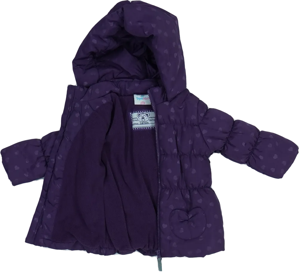 Lila Topomini Télikabát EU 74 / UK 6-9 hónap / US 6-9 hónap