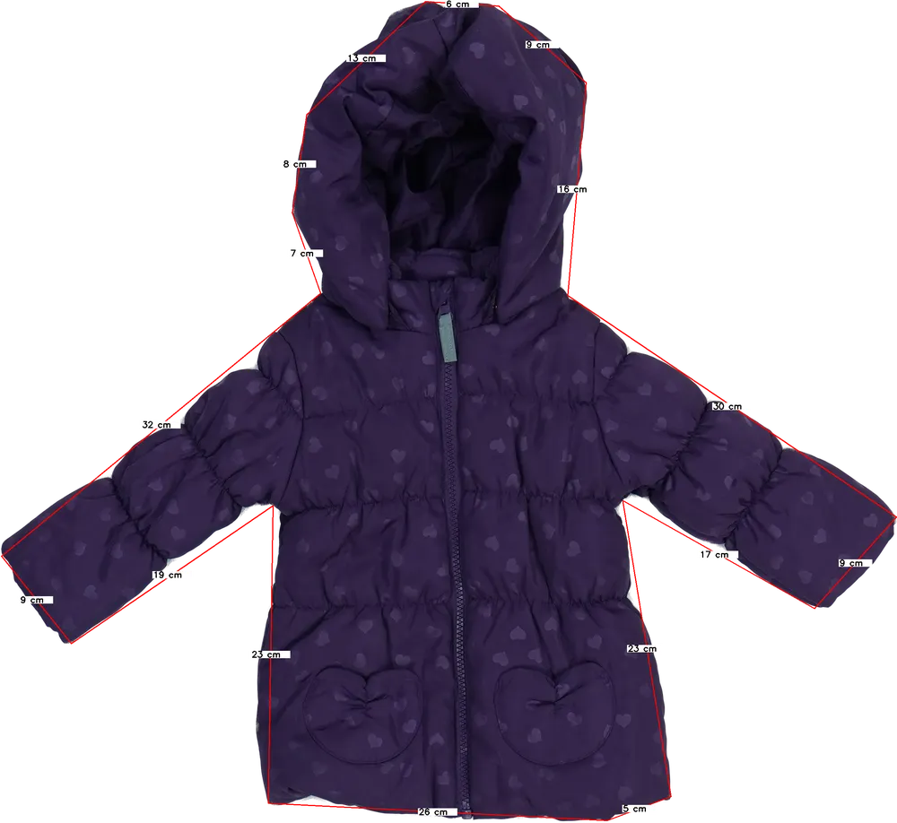 Lila Topomini Télikabát EU 74 / UK 6-9 hónap / US 6-9 hónap