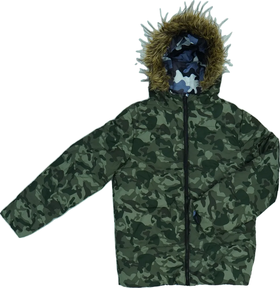 Terepszínű Egyéb Télikabát EU 164 / UK 14 év / US 14 év/XL