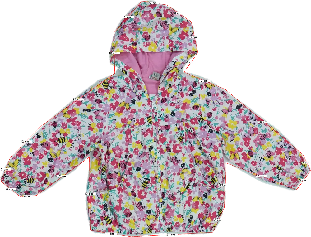 Fehér TU Széldzseki EU 98 / UK 3 év / US 3T