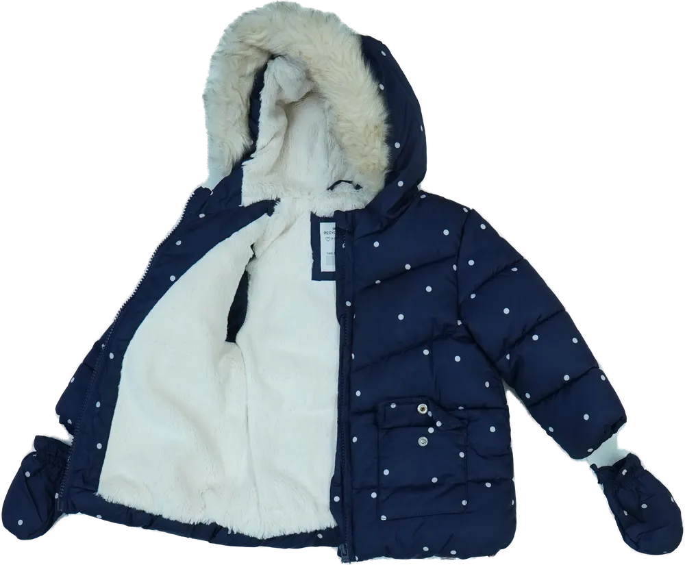 Kék Primark Télikabát EU 86 / UK 12-18 hónap / US 18 hónap