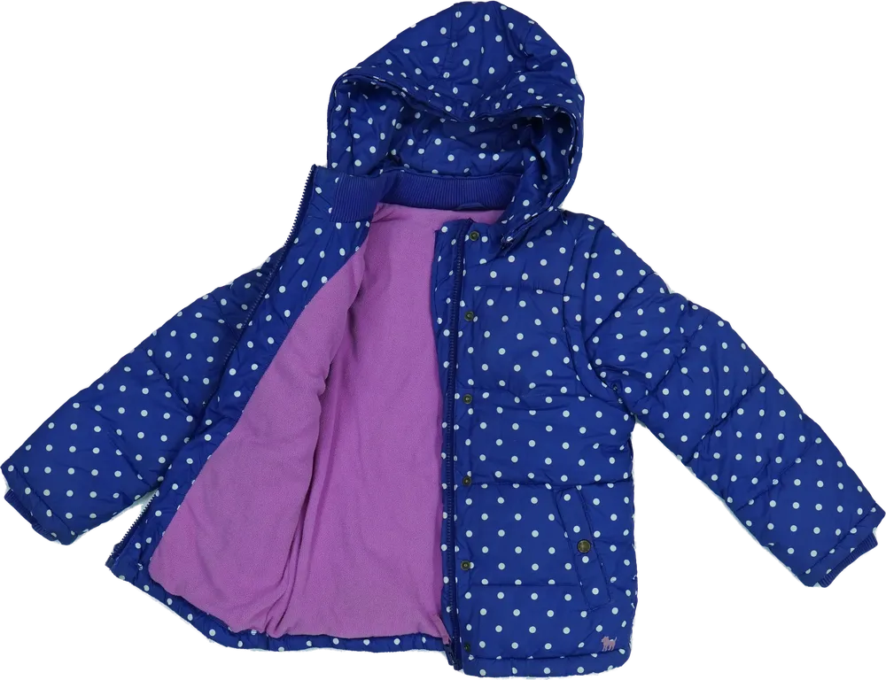 Kék Mini Boden Télikabát EU 128 / UK 8 év / US 8 év/M