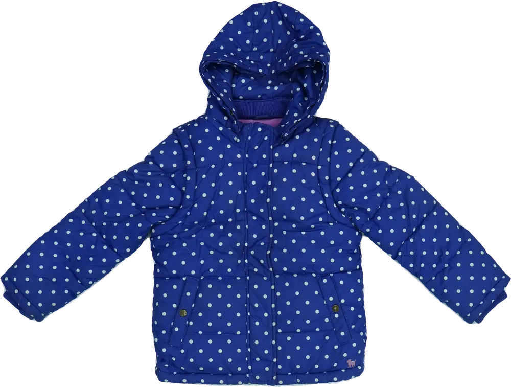 Kék Mini Boden Télikabát EU 128 / UK 8 év / US 8 év/M