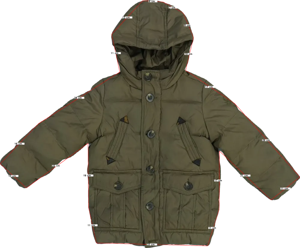 Barna Benetton Télikabát EU 98 / UK 3 év / US 3T