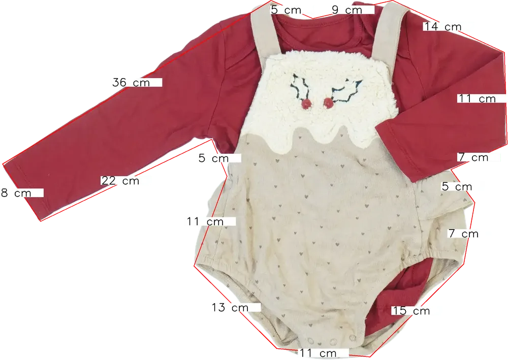 Többszínű George 2 részes szett - Felsőruházat és nadrág EU 86 / UK 12-18 hónap / US 18 hónap