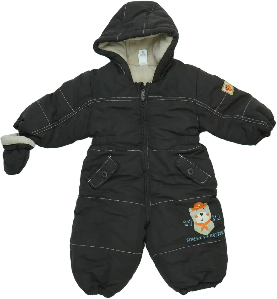 Barna C&amp;A Baby overál EU 74 / UK 6-9 hónap / US 6-9 hónap