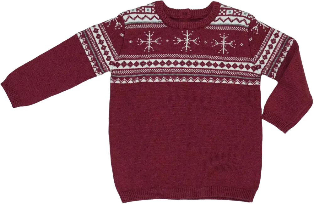 Bordó George Kötött pulcsi EU 80 / UK 9-12 hónap / US 12 hónap