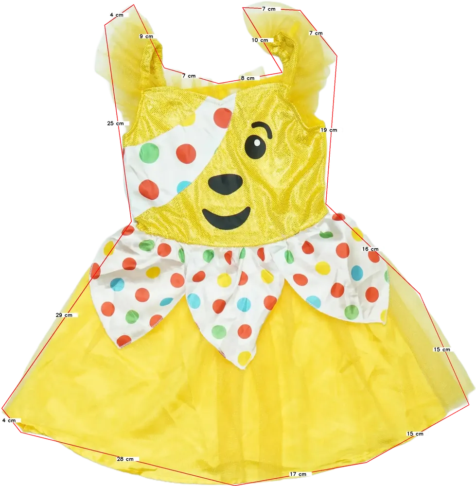 Sárga George Jelmez EU 104 / UK 4 év / US 4T/XS