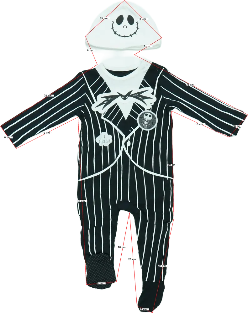 Fekete Disney Jelmez EU 80 / UK 9-12 hónap / US 12 hónap